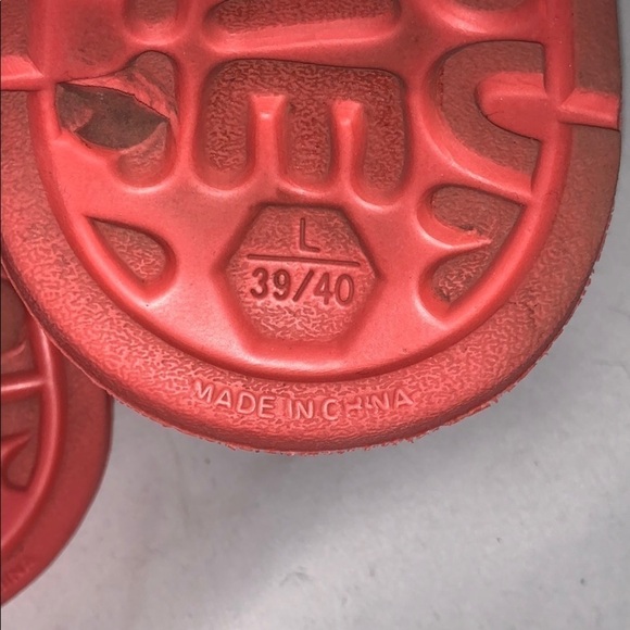 Summertime slides pink & white size - L 39/40 - Picture 4 of 4